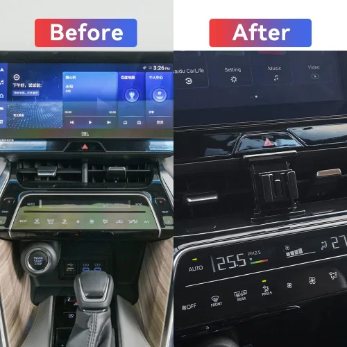 Vista 6 de Bwen Soporte de teléfono para automóvil compatible con Toyota Venza 2024 2023 2022 2021 Soporte magnético fuerte para ventilación de aire, soporte