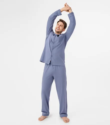 Vista 59 de DAVID ARCHY - Pijama de algodón con botones para hombre