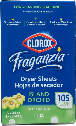 Vista 14 de Clorox Fraganzia - Hojas para secadora, aroma Hawaiian Escape, 105
