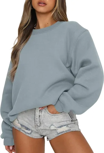 Vista 36 de EFAN Sudaderas de gran tamaño con cuello redondo Y2K para mujer, sudaderas con capucha para otoño, moda 2025, ropa para adolescentes y niñas, lindo