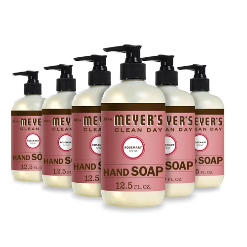 Vista 13 de Mrs. Meyer's Clean Day - Jabón líquido para manos, manzana, botella de 12.5 onzas líquidas Moisturizing Liquid Hand Soap, Softens and Cleans