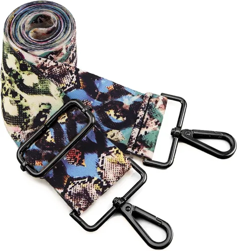 Vista 52 de ZOOEASS Hebillas de níquel Correa ancha para el hombro ajustable de repuesto para cinturón de pistola, hebilla de guitarra estilo bandolera