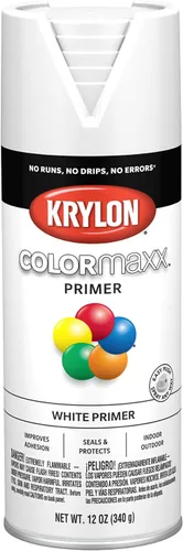 Vista 64 de Krylon K05554007 COLORmaxx Pintura en aerosol y base para uso en interiores y exteriores, color almendra satinada, 12 onzas (paquete de 1)
