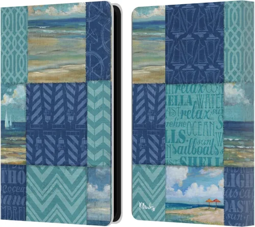 Vista 17 de Head Case Designs Funda de piel con licencia oficial de Paul Brent Agate Mermaid Coastal para Kindle Paperwhite 5 (2021)