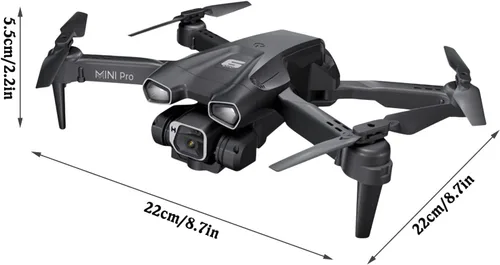 Vista 4 de Negro El nuevo H66 Drone 4K Profesional Hd Cámara Drones Largo Plegable Remoto Aviones
