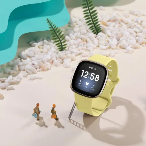 Vista 6 de GEAK Paquete de 15 correas compatibles con Fitbit Versa 4/Versa 3/Sense/Sense 2, correa de repuesto suave resistente al agua para reloj inteligente