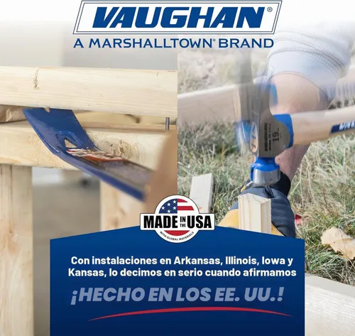 Vista 5 de Vaughan R606M Martillo de rasgado de acero sólido de cara fresada de 28 oz