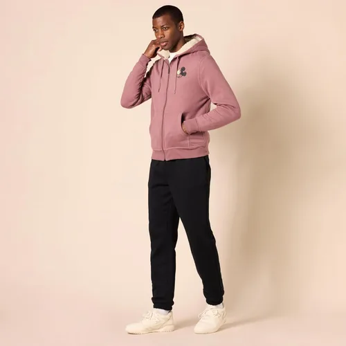 Vista 5 de Tienda Essentials Pantalones deportivos para hombre, forro polar, parte inferior cerrada (disponible en tallas grandes y altas)