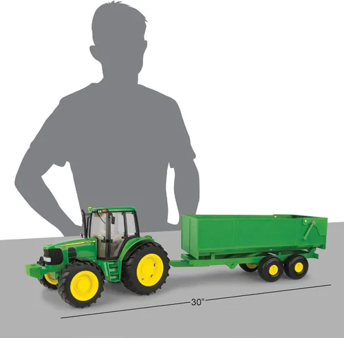 Vista 9 de 1/16 John Deere Big Farm 6930 Tractor con vagón Juego imaginativo para bebés