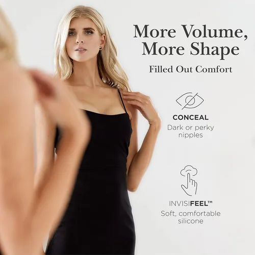 Vista 3 de NIPPIES Fundas extra para pezones para mujer, pastigos adhesivos de silicona, talla única