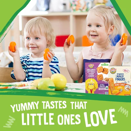 Vista 6 de Earth's Best Alimento orgánico para bebés, aperitivo de dentición disoluble para bebés de 6 meses en adelante, palitos crujientes de verduras