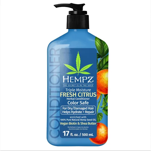 Vista 9 de Hempz Acondicionador de biotina – Original Light Floral & Banana – Para el crecimiento y fortalecimiento del cabello seco, dañado y teñido teñido