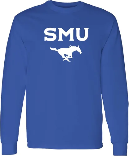 Vista 168 de NCAA oficial de College – University Team Color Arco Logo Manga Larga Air Force Academy Falcons Royal