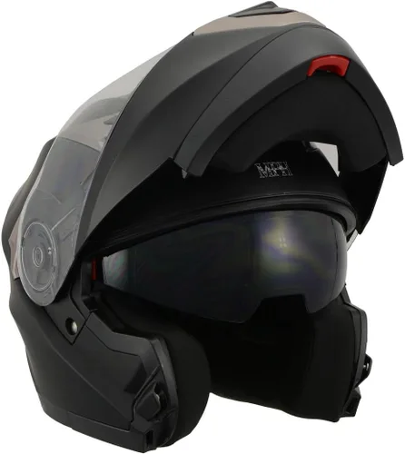 Vista 20 de Milwaukee Helmets Avanzados cascos modulares de motocicleta de cara completa para motorista con visera desplegable - XS