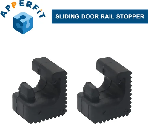 Vista 2 de Tope de riel de puerta corredera 72557-S0X-A00 2 piezas para puerta trasera izquierda del conductor y del pasajero derecho compatible con piezas