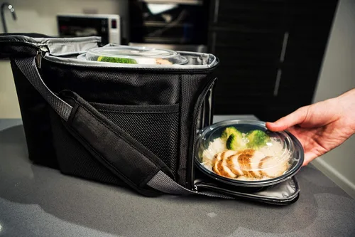 Vista 6 de Prep_Naturals_circles_containers BPA-Free Plastic Meal Prep Containers - Airtight Lids, Microwave & Freezer Safe for Portion Control
