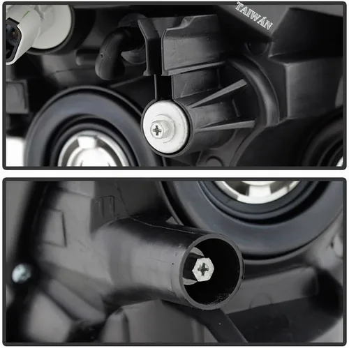 Vista 5 de ACANII - Para Nissan Rogue 14-15 Select 2008-2013, faros delanteros halógenos para conductor + lado del pasajero