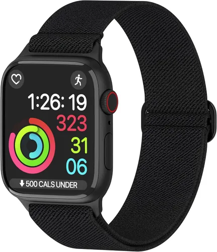 Vista 19 de Correas de nailon para Apple Watch unisex – iWatch 1/2/3/4/5/6/7/8/9/SE/Ultra 2 correas para 1.496 in/1.575 in/1.614 in/1.654 in/1.732 in/1.772
