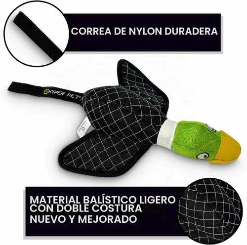 Vista 5 de Hyper Pet Serie Voladora de Juguetes Interactivos para Perros - Gran Lanzador de Patos con Funda para Perros que Flota en el Agua