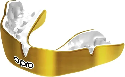 Vista 22 de OPRO Protector bucal instantáneo de ajuste personalizado, comodidad, protección y ajuste a nivel de dentista - Protector bucal moldeable para fútbol