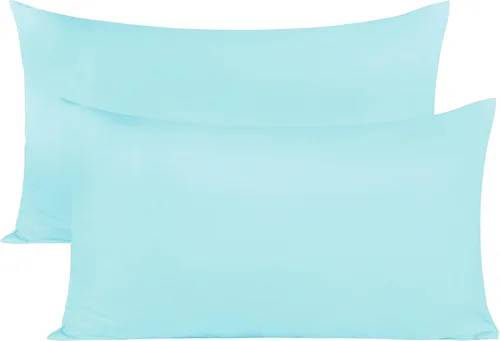 Vista 9 de BEDSUM Juego de 2 fundas de almohada de microfibra estándar suaves, resistentes a las arrugas y de fácil cuidado con cierre de sobre para niños, 20