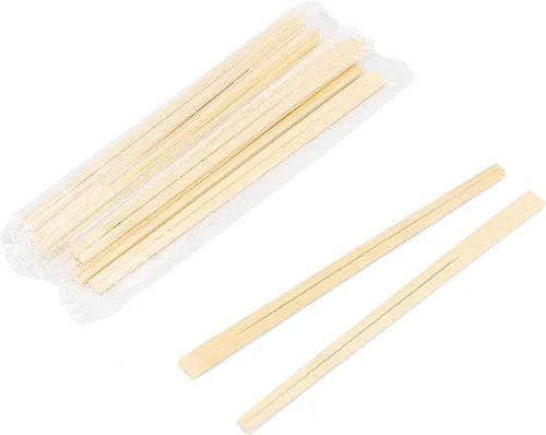 Vista 6 de MANCHAP 500 pares de palillos desechables de 8 pulgadas, palillos de bambú de 7.9 in a granel, palillos de madera china para comer, catering, comida