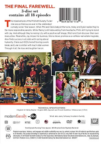 Vista 2 de MODERN FAMILY THE COMPLETE ELEVENTH SEASON HOME VIDEO RELEASE