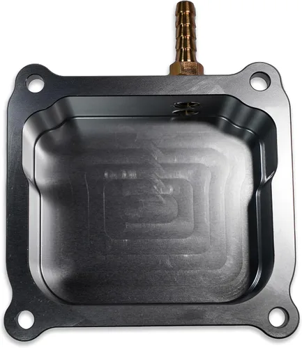 Vista 4 de JMCHstore tapa de válvula de aluminio billet para motor Predator 212 6.5HP Hemi, para motor Harbor Freight Loncin 210FA 212cc Modelo 60363 Plata