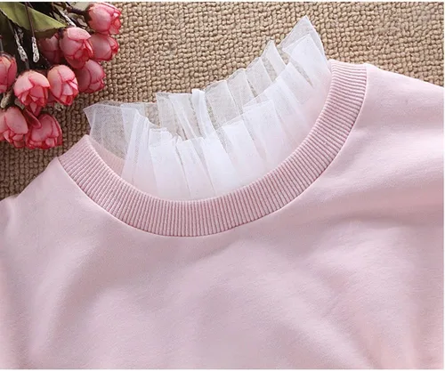 Vista 7 de YAKEF Mujeres Niñas Lotus Leaf Stand Collar falso desmontable media camisa blusa cuello de algodón