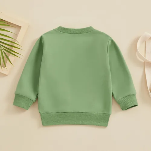 Vista 6 de Disfraz de Halloween para bebé, sudadera de calabaza con cuello redondo, suéter de manga larga, ropa de otoño
