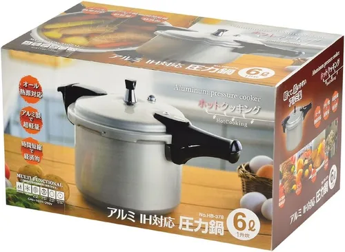 Vista 3 de Pearl Metal HB-378 - Olla a presión, 2.2 gal (6.0 L), 1 Shokuri