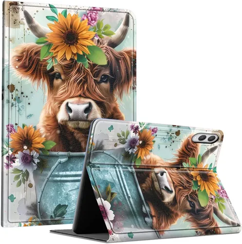 Vista 149 de Slim Case for Samsung Galaxy Tab S10 Lite / S10 FE / S9 FE 10.9" & Galaxy Tab S9 11", Multi-Angle Stand PU Leather Smart Folio Cover with Soft TPU