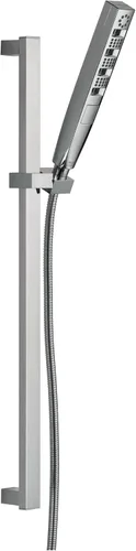 Vista 7 de Delta Faucet Tetra H2Okinetic - Regadera de mano con manguera, cabezal de ducha de mano dorado, ducha de mano con barra deslizante, ducha de mano