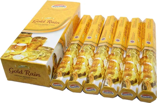 Vista 6 de Govinda – Incienso – Aqua Fresh – 120 varillas de incienso, incienso premium, revestimiento de masala