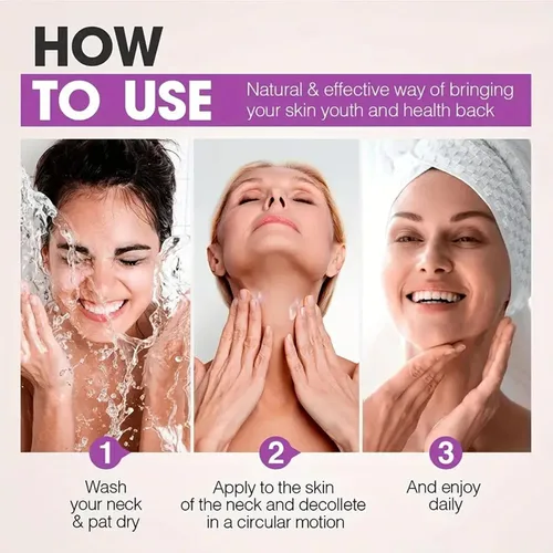 Vista 7 de Crema de colágeno para el rostro y el cuello, crema reafirmante para reducir el cuello de la barbilla doble reafirmante y levantar, crema hidratante