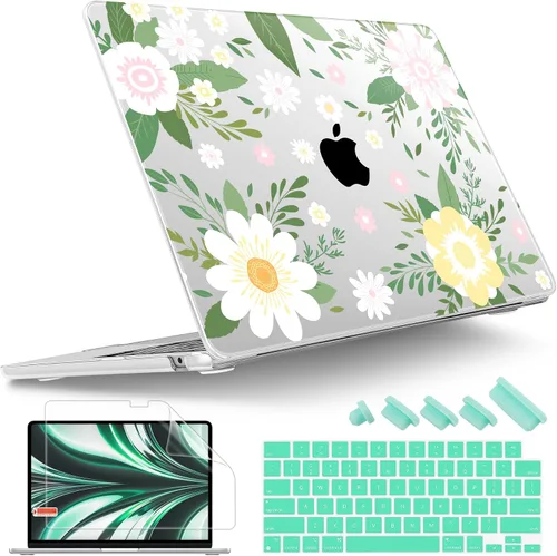Vista 33 de Tuiklol Funda rígida para MacBook Air 2026, 2025, 2024, 2023, modelo M5, A3448, M4, A3241, M3, A3114, M2, A2941, funda rígida para MacBook de 15.3