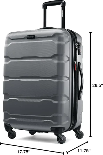 Vista 206 de Samsonite Omni PC - Maleta extensible rígida, Negro