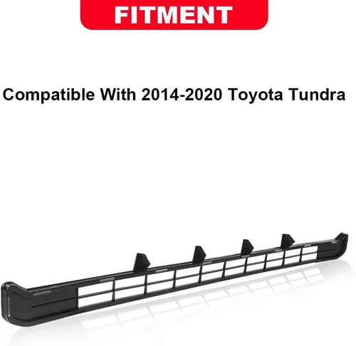 Vista 2 de G-PLUS Rejilla de parachoques delantero compatible con Toyota Tundra 2014-2021, inserto de rejilla inferior 531120C020 TO1036147