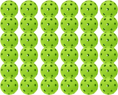 Vista 47 de Paquete de 6 pelotas de pickleball deportivas para exteriores - 40 pelotas de pickleball - Bolas de pickleball de EE. UU. aprobadas por USAPA