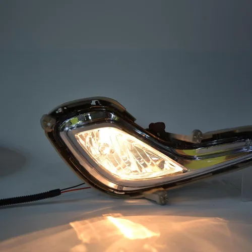 Vista 3 de WILD BEAR Luces antiniebla Compatibles con kit de lámparas Hyundai Accent 2012 2013 2014 2015 2016 2017 con interruptor y arnés
