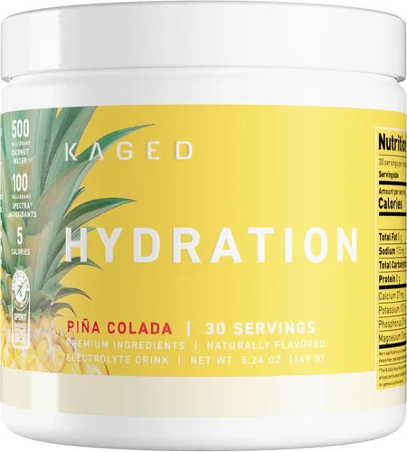 Vista 13 de Kaged Polvo de Hidratación con Electrolitos Hydracharge Manzana Lima Bebida Deportiva para Hombres y Mujeres Pre, Post, Intra Entrenamiento