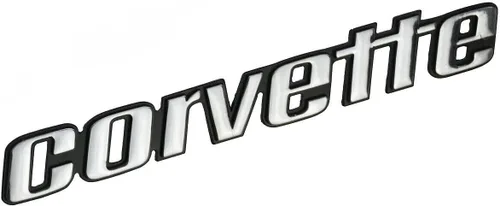 Vista 4 de Emblemas de letras de parachoques trasero Corvette de una pieza, insignias 3D, reemplazo tardío para 1976-1979 C3