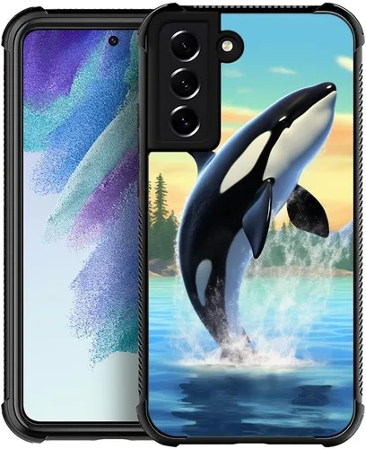 Vista 79 de Funda compatible con Samsung Galaxy S21, diseño de elefantes africanos, diseño increíble a prueba de golpes, antiarañazos, carcasa trasera