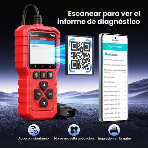Vista 9 de LAUNCH OBD2 Scanner CR329 Comprobar el lector de códigos del motor, leer