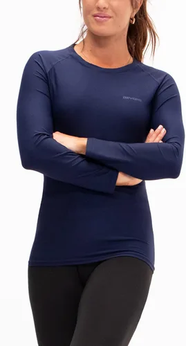 Vista 6 de DEVOPS Paquete de 3 camisetas de compresión para mujer, ajuste seco, manga larga, para correr, atléticas, camisetas de entrenamiento