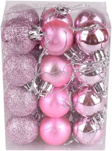 Vista 5 de Bola de árbol de Navidad de 1.181 in para colgar en casa, fiesta, adorno de árbol de Navidad, bola decorada, regalos para el Año Nuevo (negro)