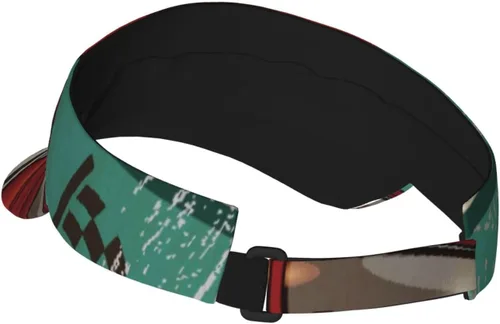 Vista 3 de Mechanic Graphic America Route Vintage Garage Retro Car 1950s Vehicle Fifties 60s Adult Sport Sun Visor Hats Adjustable Empty Top Baseball Cap