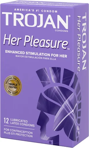 Vista 10 de Preservativo sensación lubricado, 12 unidades, Trojan, Trojan, paquete de de 1, Blanco, 1, 1
