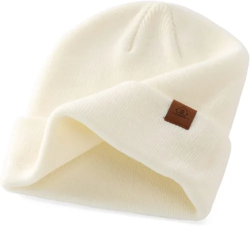 Vista 7 de Home Prefer Gorro de invierno para hombre, de punto acrílico, cálido, para mujer