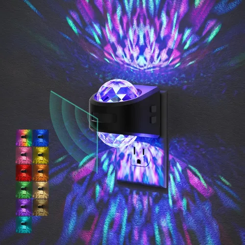 Vista 18 de JandCase - Luces nocturnas enchufables a la pared, proyector de estrellas